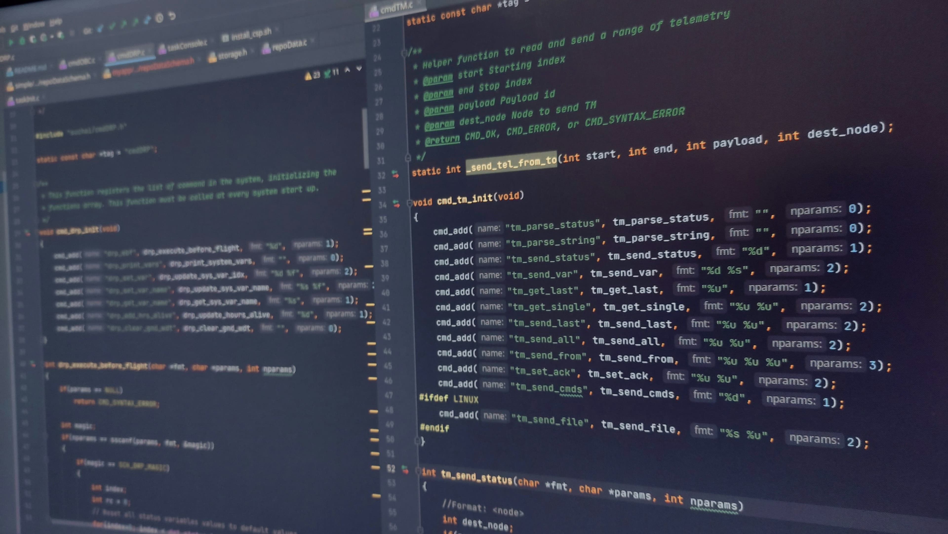 Code on multiple monitors